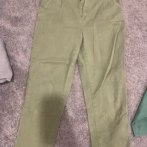 Olive Green Chinos